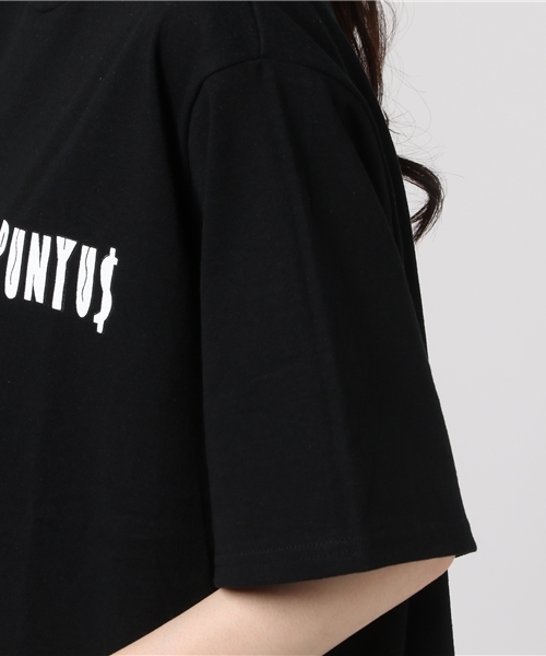 PUNYUS（プニュズ）の「タイガーTシャツ（Tシャツ/カットソー・レディース・ライトピンク/ブラック/ホワイト/ライトパープル・3/4）」の8枚目の写真