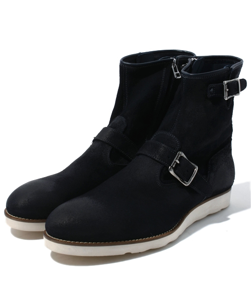 MEN'S BIGI（メンズビギ）の「撥水加工 エンジニアブーツ（ブーツ・メンズ・ブラック/ベージュ/ネイビー・SMALL/MEDIUM/LARGE）」の3枚目の写真