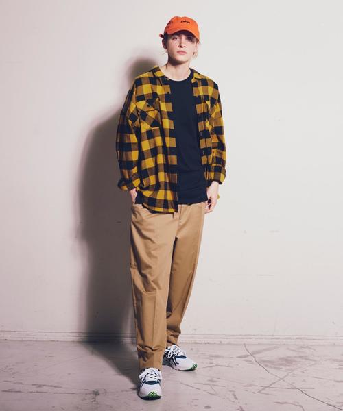 MONKEY TIME（モンキータイム）の「＜monkey time＞ BLOCK/CHK DROPPED SHOULDER SHIRT/シャツ（シャツ/ブラウス・メンズ・レッド/マスタード/ダークグリーン・SMALL/LARGE/X-LARGE/MEDIUM）」の11枚目の写真