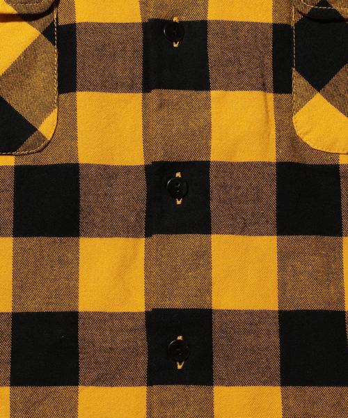 MONKEY TIME（モンキータイム）の「＜monkey time＞ BLOCK/CHK DROPPED SHOULDER SHIRT/シャツ（シャツ/ブラウス・メンズ・レッド/マスタード/ダークグリーン・SMALL/LARGE/X-LARGE/MEDIUM）」の16枚目の写真
