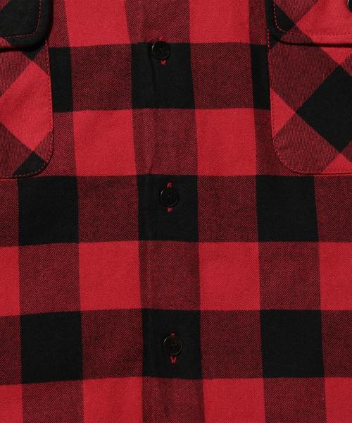MONKEY TIME（モンキータイム）の「＜monkey time＞ BLOCK/CHK DROPPED SHOULDER SHIRT/シャツ（シャツ/ブラウス・メンズ・レッド/マスタード/ダークグリーン・SMALL/LARGE/X-LARGE/MEDIUM）」の19枚目の写真