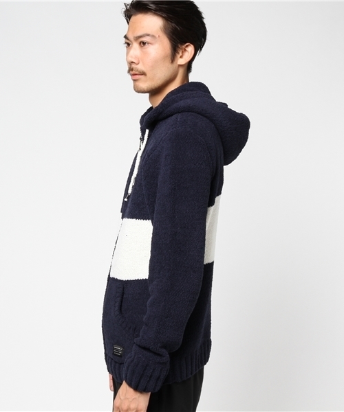 Quiksilver(クイックシルバー)の「CHENILLE KNIT HOODIE(パーカー・メンズ・ネイビー/その他1/その他2・MEDIUM/SMALL/X-LARGE/LARGE)」の9枚目の写真