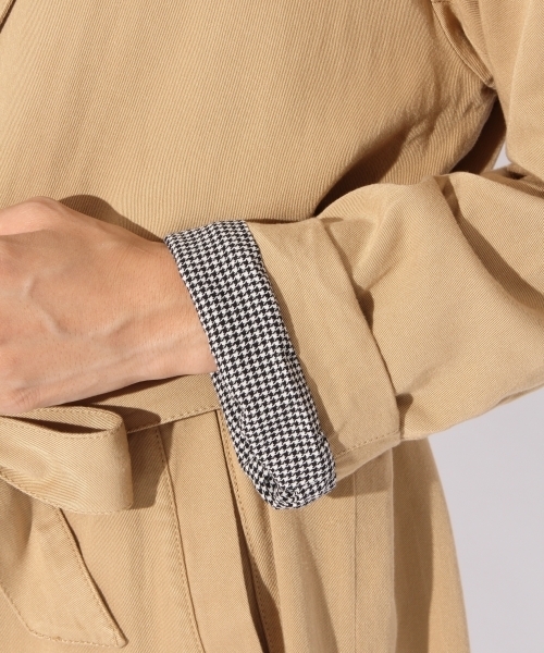niko and...（ニコアンド）の「裏千鳥着流しコート【niko and ...】（その他アウター・レディース・ネイビー/カーキ/ベージュ・LARGE/MEDIUM）」の16枚目の写真
