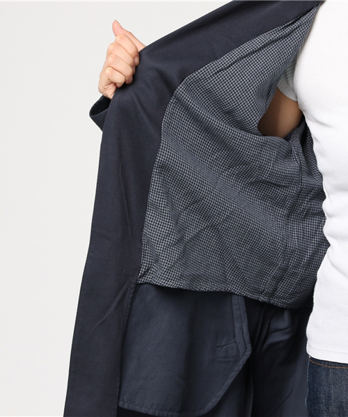 niko and...（ニコアンド）の「裏千鳥着流しコート【niko and ...】（その他アウター・レディース・ネイビー/カーキ/ベージュ・LARGE/MEDIUM）」の9枚目の写真