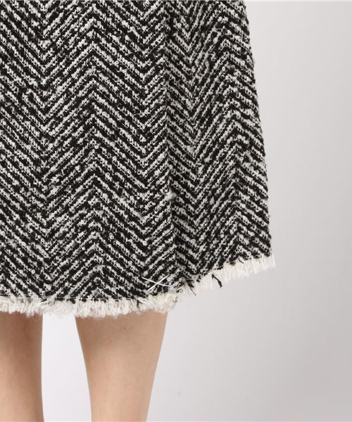MOUSSY（マウジー）の「BOUCLE SKIRT（スカート・レディース・ブラウン系その他/ブラック系その他・1/2）」の11枚目の写真