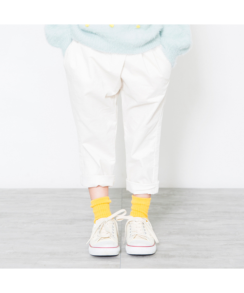 BRANSHES（ブランシェス）の「アシンメトリーパンツ（その他パンツ・キッズ・アイボリー/ブラック・100cm/120cm/90cm/140cm/130cm/80ｃｍ/110cm/150cm）」の2枚目の写真