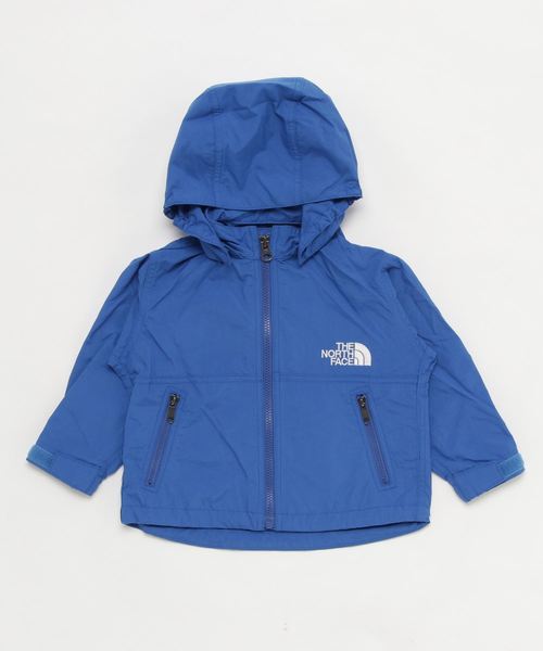 THE NORTH FACE(ザノースフェイス)の「ザ・ノース・フェイス ベビーウインドブレーカー / コンパクトジャケット(ナイロンジャケット・キッズ・ホワイト×イエロー/ネイビー/ブルー/ブルー系その他/ピンク/ブラック/ブルー系その他2/コバルトブルー/サーモンピンク/ワインレッド/カーキ・80/90/80cm/90cm)」の6枚目の写真