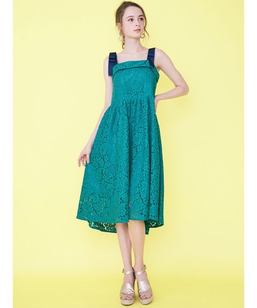 Mercuryduo マーキュリーデュオ の レースイレヘムワンピース ワンピース Wear