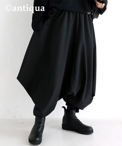 antiqua アンティカ　サルエルパンツ antiqua サルエルパンツ パンツ レディース ボトムス 変形 送料