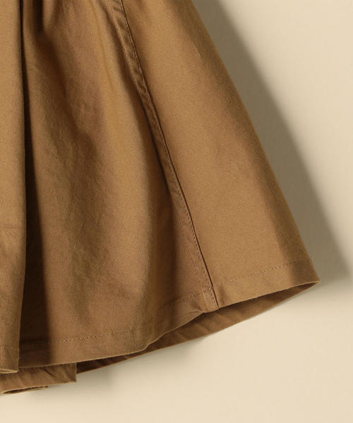 coen（コーエン）の「【coen キッズ / ジュニア】ツイルバイオスカパン/キュロットスカート/スカッツ(100～150cm)（スカート・キッズ・ベージュ/その他1・120/100/150/140/130/110）」の4枚目の写真