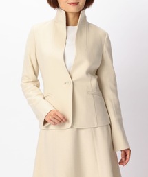 NARACAMICIE | 【セットアップスーツ対応】バーズアイスタンドカラージャケット(スーツジャケット)