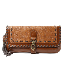 goa | ペイズリー型押しクラッチBag(クラッチバッグ)