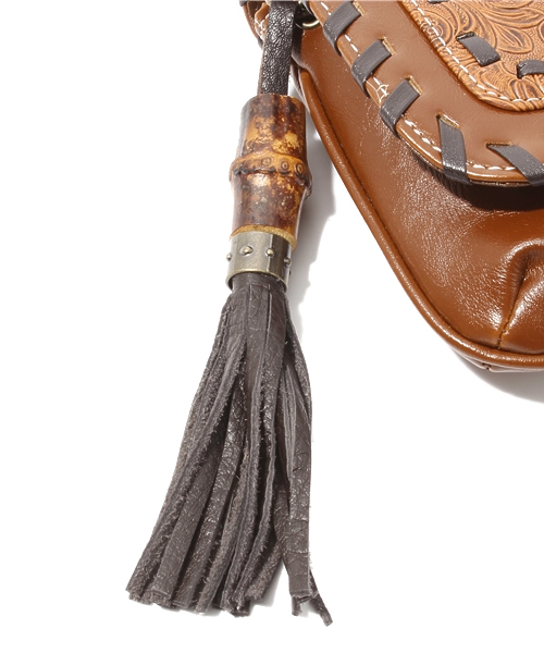 goa(ゴア)の「ペイズリー型押しクラッチBag(クラッチバッグ・レディース・ブラウン・FREE)」の8枚目の写真