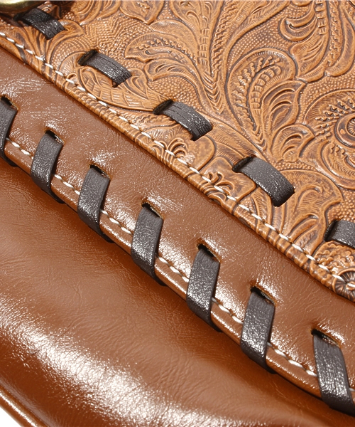 goa(ゴア)の「ペイズリー型押しクラッチBag(クラッチバッグ・レディース・ブラウン・FREE)」の10枚目の写真