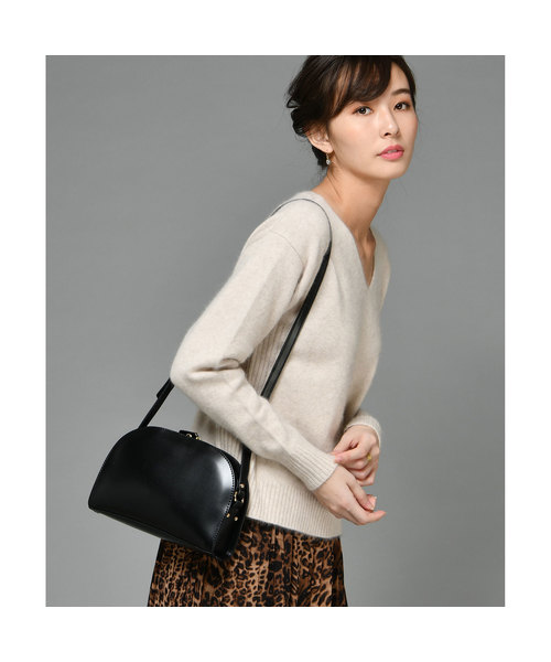 un dix cors（アンディコール）の「セミサークルショルダーバッグ（ショルダーバッグ・レディース・ブラック/ブラウン・FREE）」の9枚目の写真