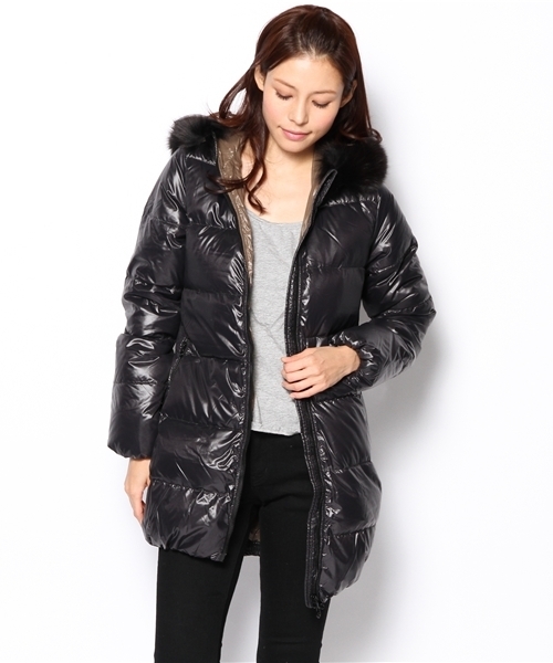 Jewel Changes(ジュエルチェンジズ)の「DUVETICA KAPPA BRN FUR / デュヴェティカ / カッパ / ファー(ダウンジャケット/コート・レディース・ブラック・38/40/42)」の13枚目の写真
