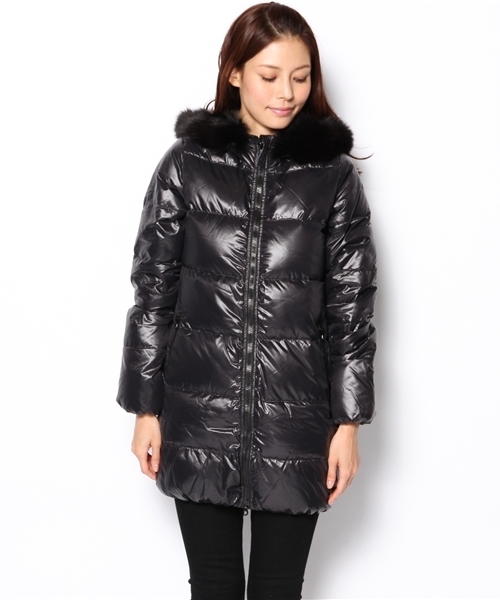 Jewel Changes(ジュエルチェンジズ)の「DUVETICA KAPPA BRN FUR / デュヴェティカ / カッパ / ファー(ダウンジャケット/コート・レディース・ブラック・38/40/42)」の2枚目の写真