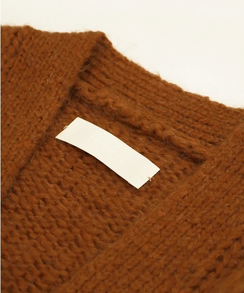 TODAYFUL（トゥデイフル）の「ロウゲージニットカーディガン（カーディガン/ボレロ・レディース・ブラウン/グリーン・FREE）」の12枚目の写真