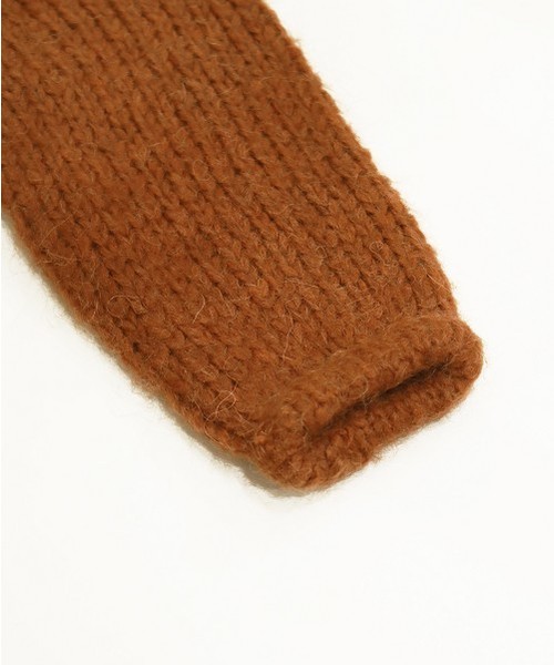 TODAYFUL（トゥデイフル）の「ロウゲージニットカーディガン（カーディガン/ボレロ・レディース・ブラウン/グリーン・FREE）」の14枚目の写真