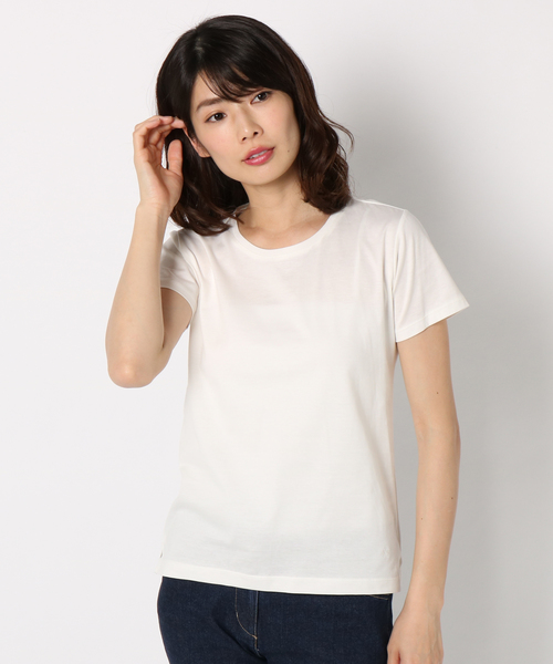 McGREGOR（マックレガー）の「〈UVカット・汗染み防止・接触冷感〉半袖カットソー（Tシャツ/カットソー・レディース・ネイビー/ピンク/ブルー/アイボリー/その他9/その他10・M/L）」の2枚目の写真