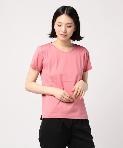 McGREGOR（マックレガー）の「〈UVカット・汗染み防止・接触冷感〉半袖カットソー（Tシャツ/カットソー・レディース・ネイビー/ピンク/ブルー/アイボリー/その他9/その他10・M/L）」の12枚目の写真