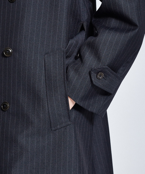 ABAHOUSE（アバハウス）の「サージ ダブル ブレストコート（ステン