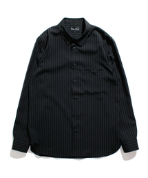 YELLOW RUBY�i�C�G���[���r�[�j�́uStretch striped minimal shirt �X�g���b�` �X�g���C�v �V���c�i�V���c/�u���E�X�j�v