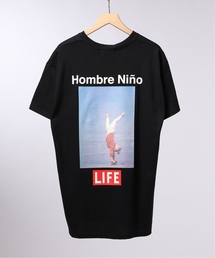 EDIFICE | LIFE×Hombre Nino  フロントメッセージ Tシャツ(Tシャツ/カットソー)