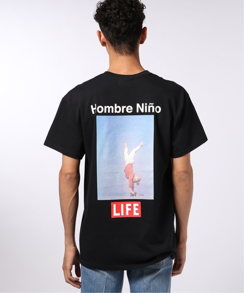 EDIFICE（エディフィス）の「LIFE×Hombre Nino  フロントメッセージ Tシャツ（Tシャツ/カットソー・メンズ・ホワイト/ブラック/ベージュ・SMALL/MEDIUM/LARGE）」の10枚目の写真