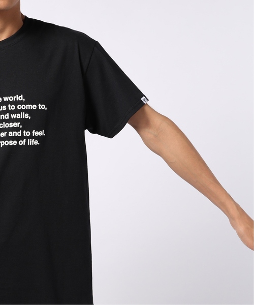 EDIFICE（エディフィス）の「LIFE×Hombre Nino  フロントメッセージ Tシャツ（Tシャツ/カットソー・メンズ・ホワイト/ブラック/ベージュ・SMALL/MEDIUM/LARGE）」の13枚目の写真