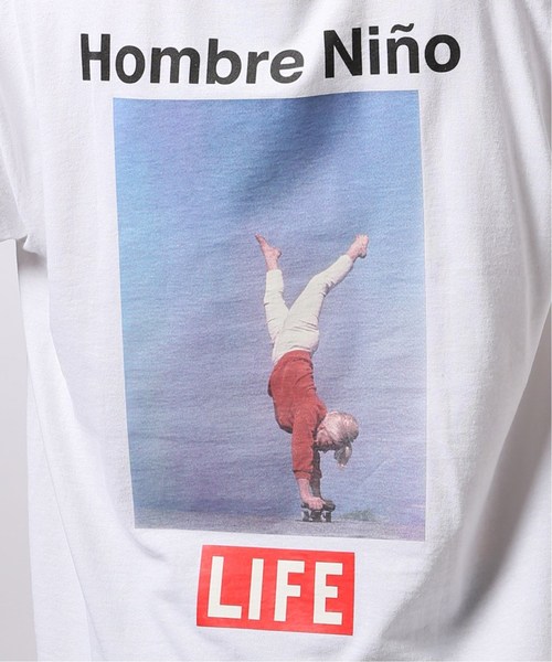 EDIFICE（エディフィス）の「LIFE×Hombre Nino  フロントメッセージ Tシャツ（Tシャツ/カットソー・メンズ・ホワイト/ブラック/ベージュ・SMALL/MEDIUM/LARGE）」の21枚目の写真