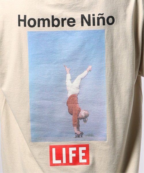 EDIFICE（エディフィス）の「LIFE×Hombre Nino  フロントメッセージ Tシャツ（Tシャツ/カットソー・メンズ・ホワイト/ブラック/ベージュ・SMALL/MEDIUM/LARGE）」の22枚目の写真
