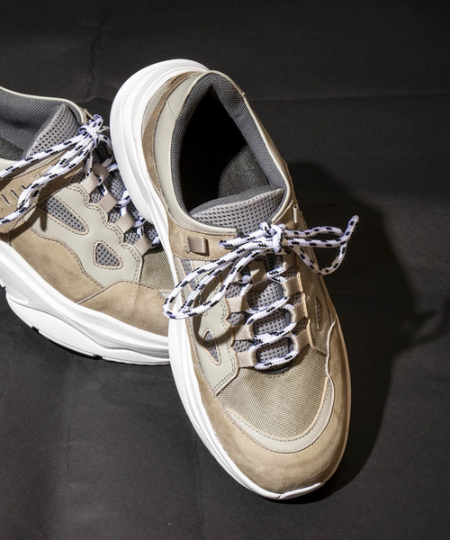 MAISON SPECIAL(メゾンスペシャル)の「ヴィンテージ配色ダッドスニーカー【MAISON SPECIAL/メゾンスペシャル】(スニーカー)」|ベージュ