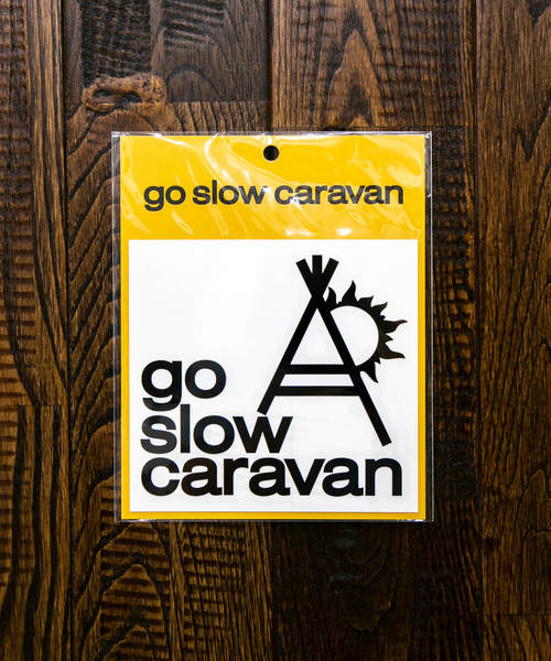 カッティングステッカー ロゴ ステッカー テープ Go Slow Caravan ゴースローキャラバン のファッション通販 Zozotown
