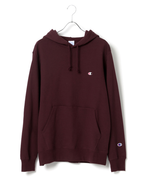 Champion（チャンピオン）の「Champion/チャンピオン ワンポイント刺繍 スウェット レディース メンズ トレーナー パーカー/プルオーバー フーディー（パーカー・メンズ・ホワイト/ブラック/ネイビー/グレー/オートミール/マルーン/ピンク/チャコール/オリーブ/モスグリーン・M/L/XL）」の16枚目の写真