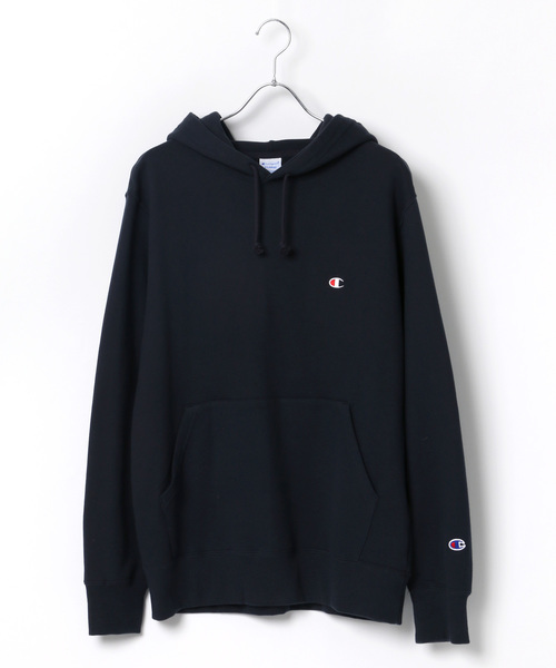 Champion（チャンピオン）の「Champion/チャンピオン ワンポイント刺繍 スウェット レディース メンズ トレーナー パーカー/プルオーバー フーディー（パーカー・メンズ・ホワイト/ブラック/ネイビー/グレー/オートミール/マルーン/ピンク/チャコール/オリーブ/モスグリーン・M/L/XL）」の15枚目の写真