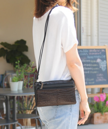 クロコダイルレザーお財布 ショルダーバッグ