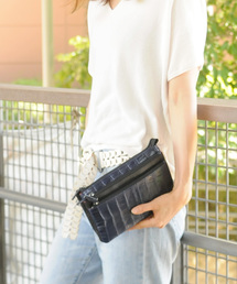 クロコダイルレザーお財布 ショルダーバッグ