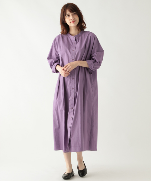 Studio Clip スタディオクリップ の 展開店舗限定 機能タックシャツワンピース ワンピース Wear