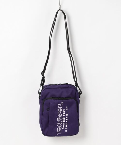 YAKPAK(ヤックパック)の「/YAKPAK/VERTICAL SHOULDER BAG(ショルダーバッグ・メンズ・ブラック/レッド/その他1/パープル・FREE)」の3枚目の写真
