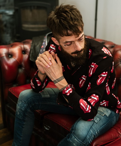 パンツ glamb The Rolling Stones unplugged denim glamb（グラム）の「The Rolling Stones unplugged denim / ザ