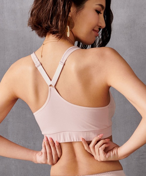 SweetMommy（スウィートマミー）の「パワーコットン スポーツ＆ナイトブラ（ナイトブラ・レディース・ブラック/ネイビー/グレー/ピンク/ベビーピンク・X-LARGE/XX-LARGE/LL/M/L）」の13枚目の写真