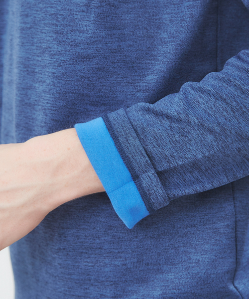 RECENCY OF MINE（リーセンシー オブ マイン）の「【Recency of Mine】ダブルフェイス 防臭シルケットVネックロングTシャツ（Tシャツ/カットソー・メンズ・ホワイト/ライトグレー/ブルー・44/46/48）」の16枚目の写真