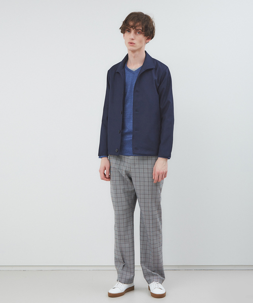 RECENCY OF MINE（リーセンシー オブ マイン）の「【Recency of Mine】ダブルフェイス 防臭シルケットVネックロングTシャツ（Tシャツ/カットソー・メンズ・ホワイト/ライトグレー/ブルー・44/46/48）」の18枚目の写真