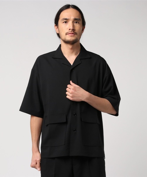 ミスターオリーブ　セットアップ　チャコール MR.OLIVE / RETORO POLYESTER TWILL / DOUBLE BIG SILHOUTTE