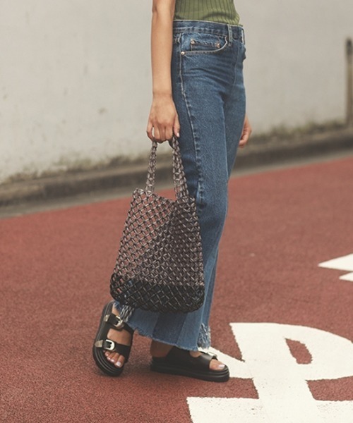 CONTROL FREAK / CTFK（コントロールフリーク）の「CONTROL FREAK（コントロールフリーク）コンビビーズトートバッグ（トートバッグ・レディース・ブラウン/カーキ/ブラック/クリア・FREE）」の2枚目の写真