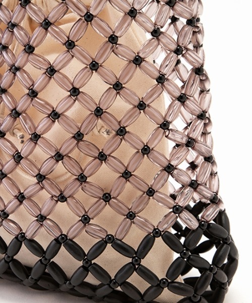 CONTROL FREAK / CTFK（コントロールフリーク）の「CONTROL FREAK（コントロールフリーク）コンビビーズトートバッグ（トートバッグ・レディース・ブラウン/カーキ/ブラック/クリア・FREE）」の7枚目の写真