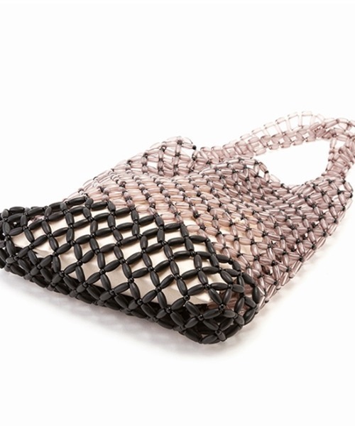 CONTROL FREAK / CTFK（コントロールフリーク）の「CONTROL FREAK（コントロールフリーク）コンビビーズトートバッグ（トートバッグ・レディース・ブラウン/カーキ/ブラック/クリア・FREE）」の8枚目の写真