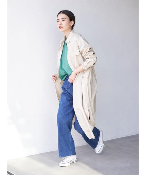 AMERICAN HOLIC(アメリカンホリック)の「バックドレープシャツワンピース *(シャツワンピース・レディース・ストライプ/ホワイト系その他7/ベージュ/オフホワイト/ブルー系その他5・FREE)」の16枚目の写真