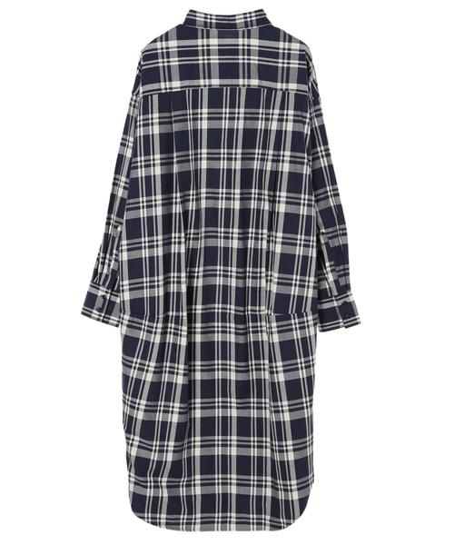 AMERICAN HOLIC(アメリカンホリック)の「バックドレープシャツワンピース *(シャツワンピース・レディース・ストライプ/ホワイト系その他7/ベージュ/オフホワイト/ブルー系その他5・FREE)」の14枚目の写真